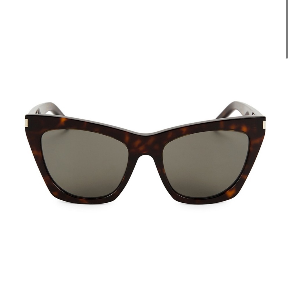 Saint Laurent tortoise sunglasses for sale. Good condition/scratches. Authentic.